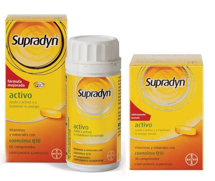 Supradyn Activo 60 + 30 Comprimidos Vitaminas y Energía