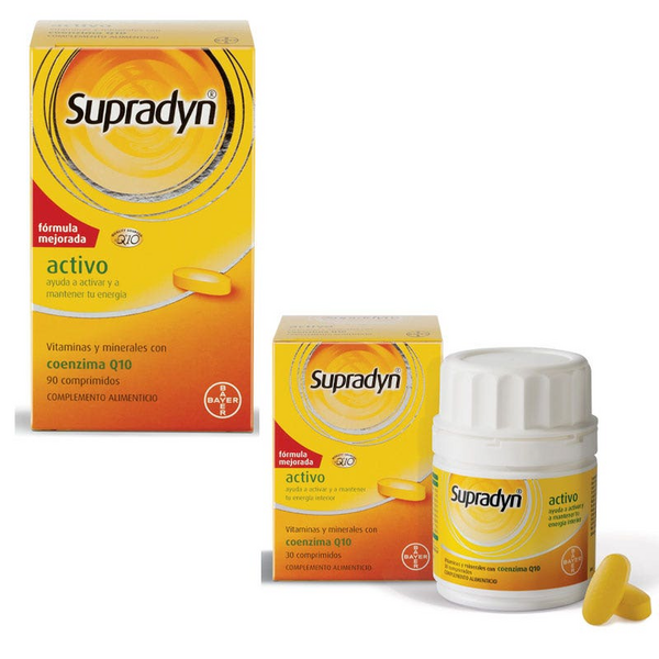 Supradyn Activo Vitaminas y Energía  90 Comprimidos + 30 GRATIS