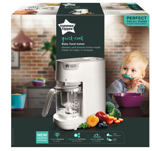 Tommee Tippee Robot de Cocina a Vapor para Bebés Quick-Cook