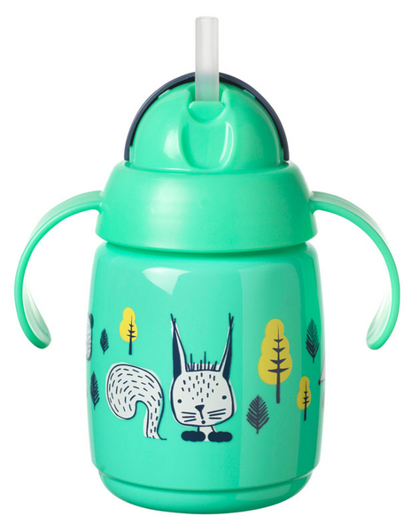 Tommee Tippee Vaso de Aprendizaje Superstar con Caña Turquesa 300 ml +6m