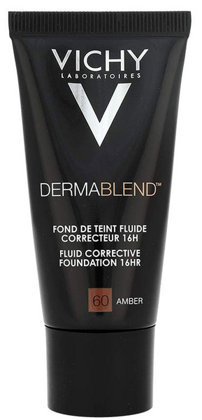 Vichy Dermablend Fondo de Maquillaje Fluido Corrector 60 Ámbar 30 ml