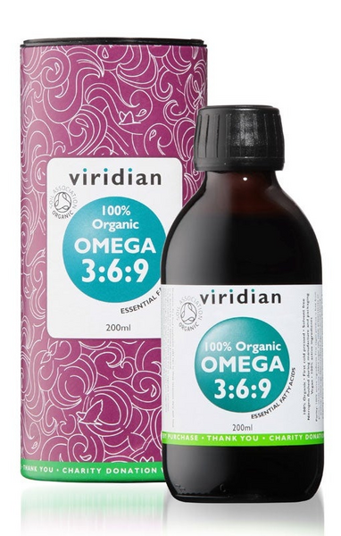 Viridian Aceite de Omega 3, 6, 9 Vegano 200 ml