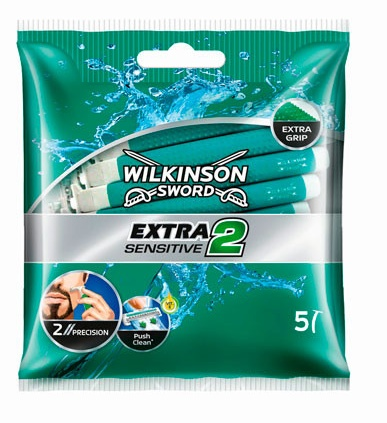 Wilkinson Sword Extra 2 Sensitive Bolsa 5+2 Gratis