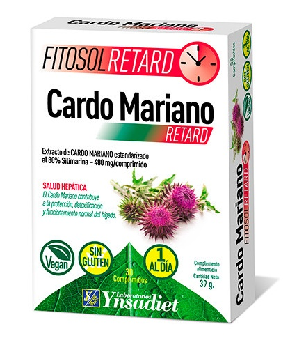 Ynsadiet Fitosol Retard Cardo Mariano Retard 30 Comprimidos