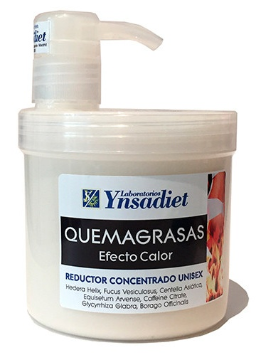 Ynsadiet Gel Quemagrasas Efecto Calor 500 ml