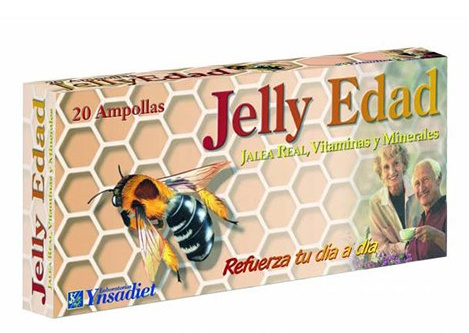 Ynsadiet Jelly Edad con Jalea Real 500 mg 20 Ampollas