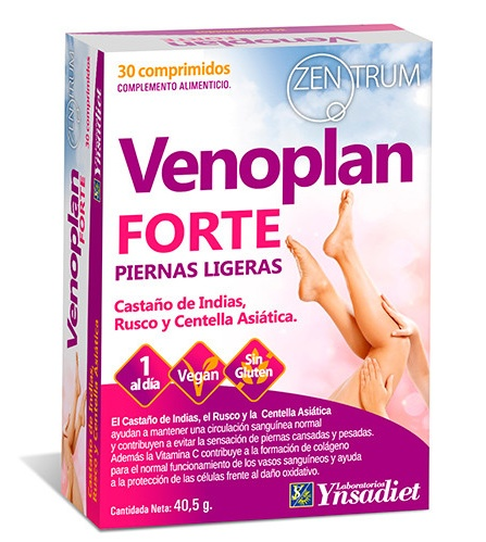 Ynsadiet Zentrum Venoplan Forte 30 Comprimidos